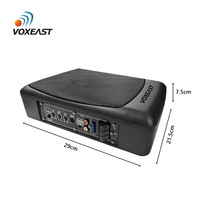 Caisson de basses de voiture 8 pouces, 300W, haut-parleur Active sous siège, Slim, Super basses, stéréo, amplificateur, processeur Audio