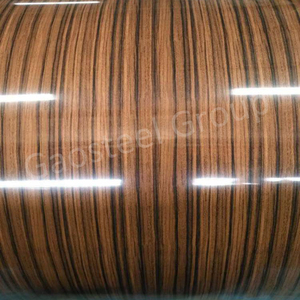 Realistische Holzmaserung Spule PPGI 0,3mm-0,7mm Realistische Textur Holz muster Farb beschichtete Stahls pule - Product Image 5