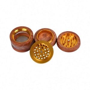 New Arrival Wooden <b>Herb</b> <b>Grinder</b> With Window Custom Logo - Product Image 6