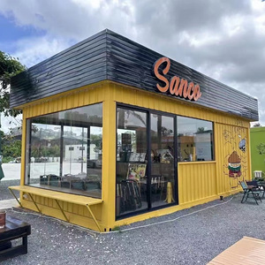 บ้านกิจกรรมจากตู้คอนเทนเนอร์เหล็กแบบกำหนดเอง - ออกแบบเป็นรูปทรงสี่เหลี่ยมผืนผ้า ถอดประกอบง่าย ปรับแต่งได้ เหมาะสำหรับบ้านพักตกปลา ร้านสะดวกซื้อ - Product Image 3