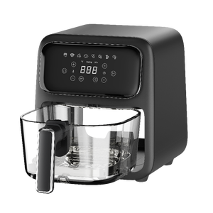 Friteuse à air en verre 4L couleur personnalisation résistant à la chaleur verre Borosilicate <span class=keywords><strong>AirFryer</strong></span> Visible numérique appareils de cuisine électriques - Product Image 6