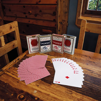 Kartu Permainan Poker Texas Hold'em Kustom yang Penuh Suasana Koboi Barat.
