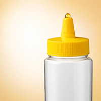 Botellas de Plástico PP de Grado Alimenticio para Salsas, Miel, Condimentos, Mayonesa y Mostaza