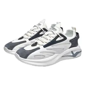 Wholesale PVC MEN Sneakers breathable light weight outdoor sports shoes man