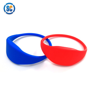 Etiqueta NFC Mini para Redes Sociales, Pulsera NFC Negra, 13.56Mhz 125Khz, Pulseras RFID NFC de Silicona Delgada con <span class=keywords><strong>URL</strong></span> Codificada - Product Image 2