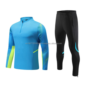 ชุดฝึกซ้อมฟุตบอลแขนยาวพิมพ์ลายสำหรับเด็ก ชุดทีมแบบซิปครึ่งตัวสำหรับปั่นจักรยานกลางแจ้ง - Product Image 6