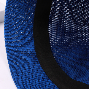 Sombrero <span class=keywords><strong>de</strong></span> Verano <span class=keywords><strong>para</strong></span> Mujer, Color Sólido, Tejido a Crochet, Blanco, Estilo Pescador, Casual y Formal - Product Image 5
