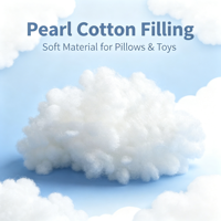 Matériau de rembourrage en coton PP pour coussin et oreiller, densité personnalisée, OEM ODM
