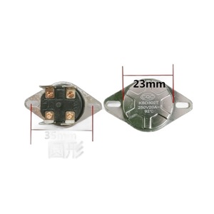 KSD302T <b>Thermostat</b> 250V 20A 92C Electric Water Heater Temperature <b>Control</b> Switch Round Square 4 Pin - Product Image 1
