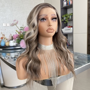 Pelucas sintéticas de encaje frontal HD 13x4 para uso diario, resistentes al calor, con encaje transparente y línea de cabello escandinava para mujeres blancas, novedad 2026 - Product Image 1