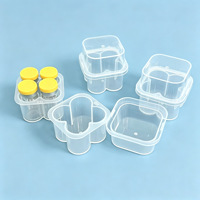 InjexMed Vente en gros de boîtes de flacons en plastique transparent de 3 ml/5 ml/7 ml/10 ml, lot de 10, pour le stockage de poudre lyophilisée, étui pour flacons