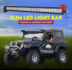 Thanh đèn LED sương mù siêu sáng Aurora 22 inch 12V, đèn báo hiệu màu hổ phách, dành cho cản xe hơi, xe tải, xe địa hình Can Amx3, đèn pha 4X4 UTV - Product Image 3