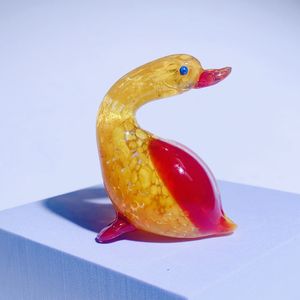Handblown vidro murano ganso estatueta decoração home vidro - Product Image 6