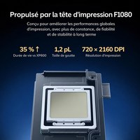 InkSonic Imprimante DTF H13 XP600 F1080 14 pouces A3 installation facile coût réduit pour démarrer en t-shirts