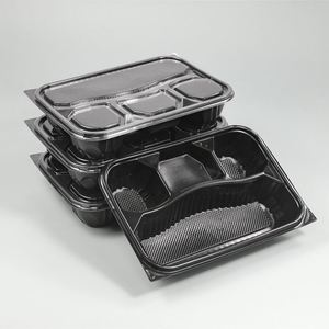 Prix promotionnel Échantillon gratuit Barquettes en plastique pour huîtres Contenant d'emballage alimentaire avec couvercle anti-buée - Product Image 1