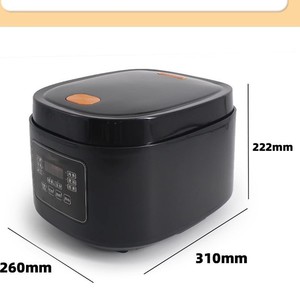 Olla Arrocera Eléctrica de 5L para el Hogar, Pantalla LED, Olla Interior de Aluminio Puro, Antiadherente, Multifuncional, Eficiente Energéticamente, OEM - Product Image 2