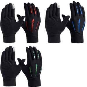 Outdoor Cycling Gloves Full Finger Ice Silk Breathable Touchscreen Compatible Unisex Adult Sports Gloves - Product Image 3