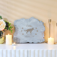 Plaque commémorative extérieure personnalisée pour chien et chat avec options de personnalisation
