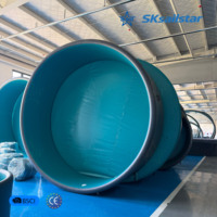Piscine gonflable de haute qualité en PVC renforcé et DWF 400cmx150cm, piscine gonflable au sol pour enfants et adultes