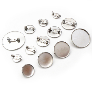 10PCS 8-30mm Kích thước bên trong vật liệu thép không gỉ Trâm phong cách <span class=keywords><strong>Cabochon</strong></span> trống cơ sở Cameo thiết lập quyến rũ Mặt dây chuyền khay tự làm - Product Image 4