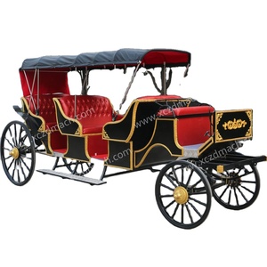 Carruaje de Caballos de Alta Calidad para Paseos Turísticos, Carruaje Estilo Cenicienta en Venta - Product Image 1