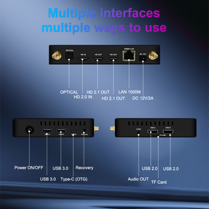 ระบบปฏิบัติการ Android 14 Debian 12 <span class=keywords><strong>Ubuntu</strong></span> 22.04 เคอร์เนล 6.1 Rockchip RK3588 DDR4 4GB 64GB เครื่องเล่นมีเดีย 8K 1000M LAN BT5.2 OTT กล่องรับสัญญาณทีวี - Product Image 2