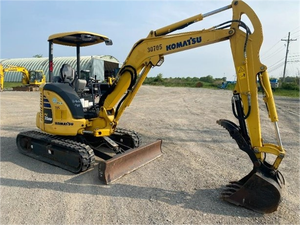 Excavatrices Komatsu d'occasion à vendre, mini-excavatrice Komatsu PC35 de 3,5 tonnes, excavatrice sur chenilles en bon état - Product Image 5