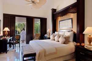 CREATION Sudeste Asiático Beach Resort Muebles de dormitorio Teca sólida Cama con dosel de ratán para villas con vista al mar - Product Image 6