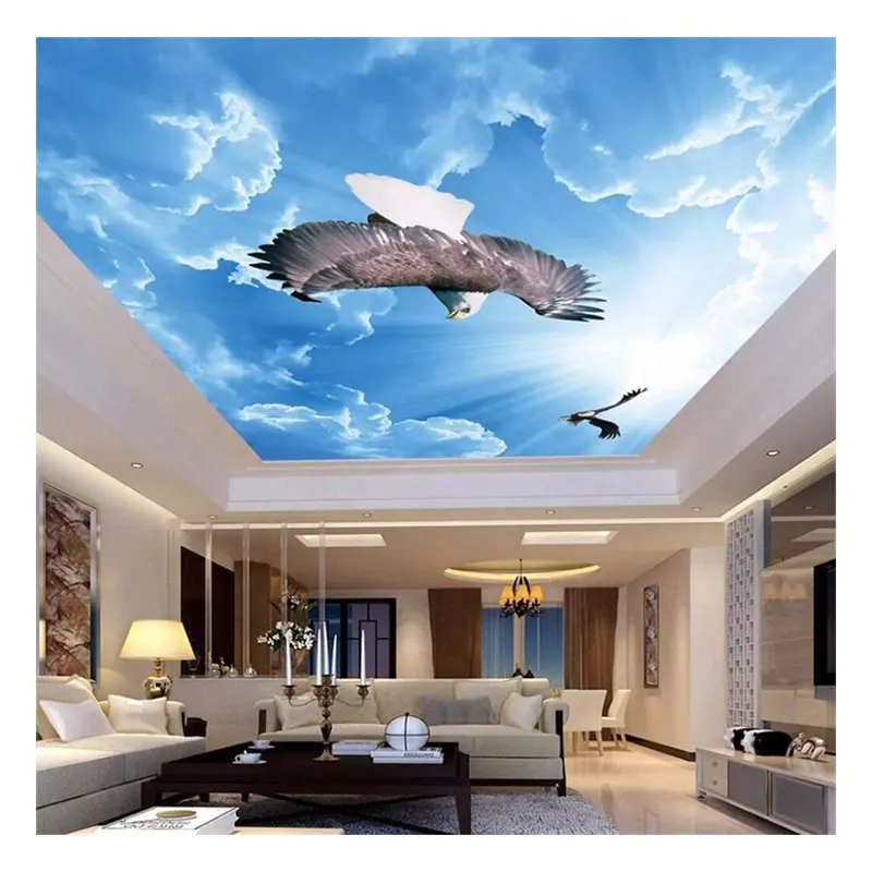 Celling Sky Wallpaper Kleuren Custom Big Wallpaper Zelfklevend Behang Muurontwerp