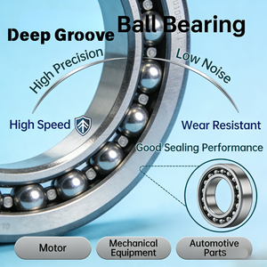 Rodamientos de Bolas de Ranura Profunda C3 con Jaula de Acero 6220 2RS - Alta Capacidad de Carga y Rodamiento Robusto, Listos para Enviar - Product Image 2