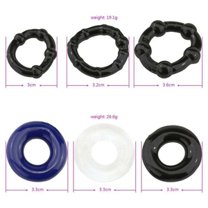 Anillo de Pene de Cristal para Adultos, Anillo para Retrasar la Eyaculación, Anillo para Pene para Hombres - Product Image 5
