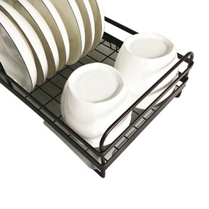 Scolapiatti Multifunzionale in Metallo Verniciato a Polvere con Vassoio Separato per Acqua, Bestseller 2020 - Product Image 5