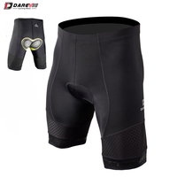 Shorts de cyclisme rembourrés Darevie de haute qualité pour hommes, vêtements de sport pour le cyclisme, shorts de vélo noirs pour hommes