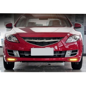 Gobison LED DRL Daytime Running Light Fog Lamp Turn Signal Lights For <strong>Mazda</strong> 6 2010 2011 2012 2013 Fog Light