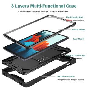 Étui de tablette robuste antichoc de haute qualité à 3 couches avec béquille intégrée pour Samsung Galaxy Tab S9 Ultra 14,6 pouces - Product Image 3