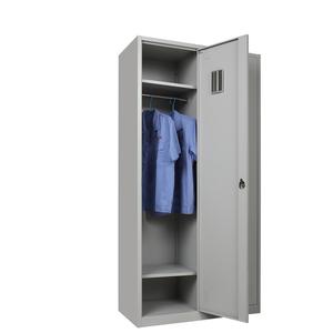 Armoire de rangement métallique moderne à 2 portes verrouillables pour école, bureau, chambre, hôtel, salle de sport, atelier - Product Image 3