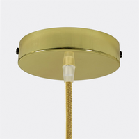 Fabricant OEM, moulage à un trou, Chrome Antique laiton métal or Vintage plafonnier Rose, Bases de support de lampe à suspension