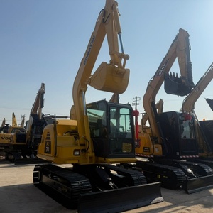 Mini-excavatrice Komatsu PC70 de 7 tonnes, d'occasion, à faible prix, 95% neuve, faible nombre d'heures de fonctionnement, excavatrices Komatsu d'occasion avec CE/EPA à vendre - Product Image 2