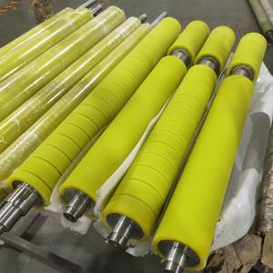 Niedriger Preis gummi beschichtete Stütz walze Gummiband walzen Rotations druck walze für Verpackungs-und Druckmaschinen teile - Product Image 3