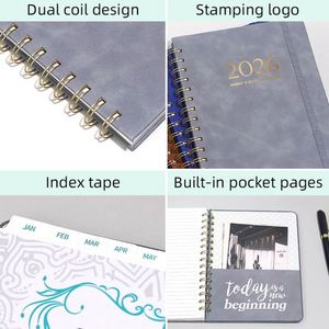 Agenda Académica, Cuaderno Planificador Semanal y Mensual, Libro de Horarios, Tapa Dura, Agenda Escolar para Maestros y Estudiantes con Pestañas, Regalo Promocional - Product Image 4