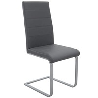 Chaise de salle à manger en cuir Effezeta vintage moderne, dossier haut, imitation luxe, noire, en forme de Z, vente en gros
