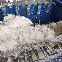 Mesin Daur Ulang Plastik Limbah Single Shaft Shredder Penghancur Plastik untuk Film PE PP Tas Anyaman