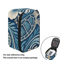 Tas Penyimpanan Monitor Tekanan Darah Motif Penyu Laut Hawaii Kustom, Bahan Poliester dengan Ritsleting