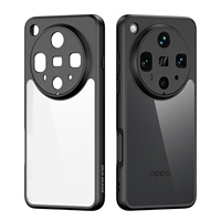 Coque de téléphone transparente antichoc en PC+TPU avec finition givrée de style minimaliste pour OPPO Find X8 Ultra