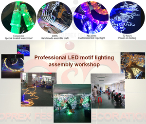 Giáng sinh ngoài trời trang trí 100m IP65 không thấm nước dẫn chuỗi đèn Cổ Tích đèn với màu trắng và màu xanh lá cây phát ra màu sắc - Product Image 6