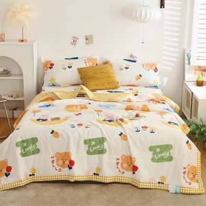 Edredón de Verano Suave y Lavable a Máquina, Fácil de Guardar, de Algodón, Fresco, para Dormitorios y Decoración del Hogar - Product Image 6