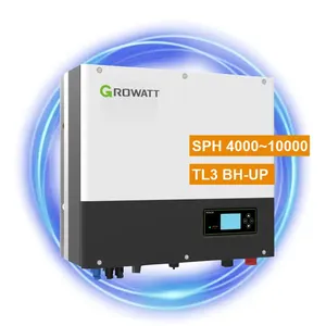 Growatt <span class=keywords><strong>Sph</strong></span> 4000 6000 7000 8000 10000 Tl3 <span class=keywords><strong>Bh</strong></span> 4Kw 5Kw อินเวอร์เตอร์พลังงานแสงอาทิตย์สําหรับใช้ในบ้านเปิด/ปิดอินเวอร์เตอร์ไฮบริดตาราง - Product Image 1