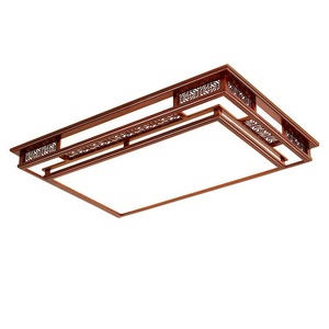 Lámparas de Techo LED de Madera Maciza de Estilo Chino Antiguo, Nuevo Juego de Iluminación para Sala de Estar, Comedor y Vestíbulo - Product Image 4