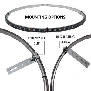New hàng duy nhất đuổi theo Nhôm dẫn bánh xe Vòng đèn IP68 không thấm nước nhảy múa nhấp nháy rim ánh sáng offroad xe lốp Đèn 5050 - Product Image 6