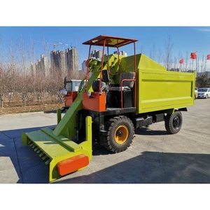 Spandiconcime Diesel Potenziato con Capacità di Carico Migliorata, 3 Metri Cubi, Pulitore di Letame per Fattoria, per Letame Solido e Liquido - Product Image 1